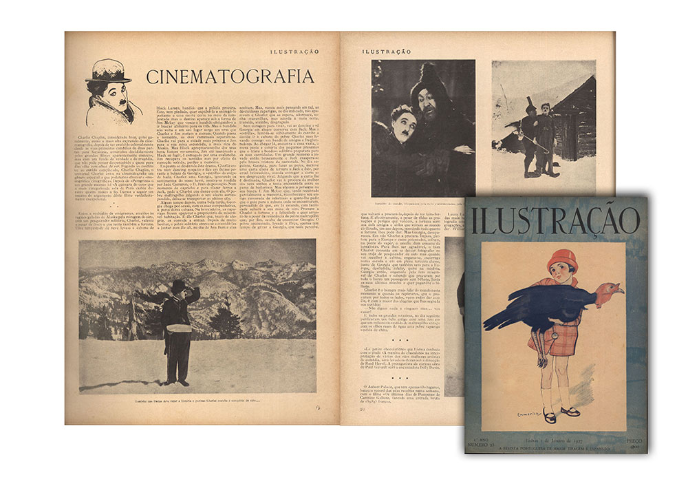 Ilustração Portugueza. 1927.; “Cinematografia” Ilustração Portugueza, 2º Ano, N.º 25, 1 de janeiro.